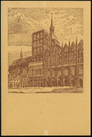 Stralsund 1923 PP 100 Mk. Ziffer, Lila: Nedderdüt'sch Woch/ Is Noch So Dreckig Unsre Tied.. Mit Plattdeutschem Gedicht ( - Otros & Sin Clasificación