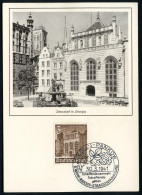 DEUTSCHES REICH 1941 (30.3.) WHW 3 Pf. + 2 Pf. Artushof Danzig (Mi.751) + Passender WHW-SSt.: BERLIN-PANKOW (Bo.357) Kla - Otros & Sin Clasificación