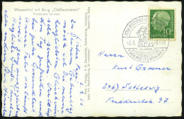 (13a) ROTHENBURG OB DER TAUBER/ 75 JAHRE/ HISTOR:FESTSPIEL/ "DER MEISTERTRUNK" 1956 (2.9.) Gesuchter HWSt = Histor. Bürg - Autres & Non Classés