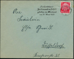 STRALSUND/ *2II/ Freiheitsheld/ Ferdinand V.Schill/ Gefallen..31.Mai 1809 1934 (Juli) MWSt Klar Auf S/w.-Foto-Ak. (Ratha - Napoleon