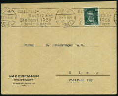 STUTTGART/ *PA Nr.1b/ Kolonial-/ Ausstellung.. 1928 (23.5.) Seltener BdMWSt Mit UB "b" Auf Firmen-Bf. (Bo.30 Bd II) - DE - Other & Unclassified