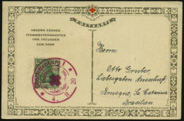 Berlin-Charlottenbg. 1920 (4.11.) Seltener, Rot-violetter SSt: Charlottenburg 1/Dankesgruß/ Deutsches Rotes Kreuz Auf EF - Autres & Non Classés