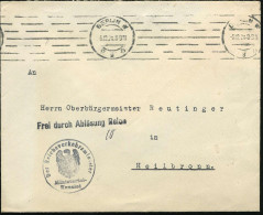 BERLIN W./ D9D 1924 (5.12.) Band-MaSt + 1L: FdAR + 1K-HdN: Der Reichsverkehrsminister/ Ministerial-/Kanzlei (Weimarer Ad - Sonstige & Ohne Zuordnung