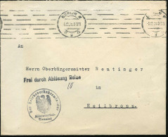 BERLIN W./ D9D 1924 (5.12.) Band-MaSt + 1L: FdAR + 1K-HdN: Der Reichsverkehrsminister/ Ministerial-/Kanzlei (Weimarer Ad - Autres & Non Classés