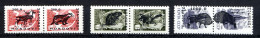 MORDOVIE MORDOVIA 1992, 3 Paires, Surcharges / Overprinted ANIMAUX Sur URSS / SU. R700 - Variétés & Curiosités