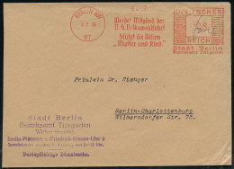 BERLIN NW/ 87/ Werdet Mitglied Der/ N.S.V.Volkswohlfahrt/ ..Aktion/ "Mutter U.Kind"/ ..Bezirksamt Tiergarten 1934 (2.7.) - Sonstige & Ohne Zuordnung