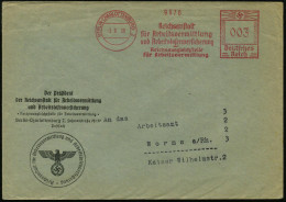 BERLIN-CHARLOTTENBURG 2/ Reichsanstalt/ Für Arbeitsvermittlung/ U.Arbeitslosenversicherung/  Reichsausgleichsstelle.. 19 - Other & Unclassified