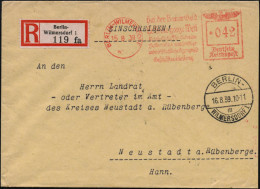 BERLIN-WILMERSDORF/ Hat Der Bauer Geld/ Hat's Die Ganze Welt/ Reichsstelle Für Getreide/  Futter-mittel.. 1939 (15.8.) A - Andere & Zonder Classificatie