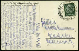 DEUTSCHES REICH 1936 (4.7.) 2K-BPA: DEUTSCHE SCHIFFSPOST/MS/"Monte Sarmiento"/HSDG/Kraft Durch Freude (Nr.1050 = Ohne UB - Autres & Non Classés