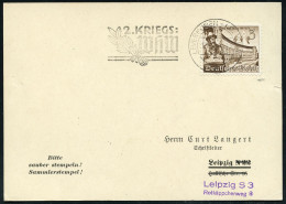 LEVERKUSEN-I.G. WERK/ E/ 2.KRIEGS=/ WHW 1941 (17.3.) Sehr Seltener MWSt = Hauspostamt IG.-Werk! Klar Auf Inl.-Karte (Bo. - Other & Unclassified