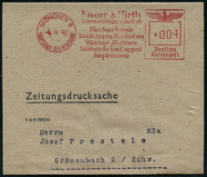 MÜNCHEN 6/ HDB/ Knorr 6 Hirth/ KG/ Münchner Neueste/ Münch.Augsbg.Abendzeitung/ ..Simplizissimus 1942 (4.4.) AFS Francot - Otros & Sin Clasificación