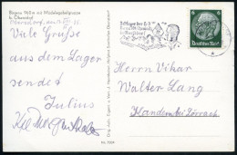 OBERSTDORF/ ***/ Zeltlager Der HJ/ Bann 104 Chemnitz.. 1935 (8.8.) MWSt = Hitlerjunge Vor Bergen, HJ-Emblem , Bedarfs-s/ - Other & Unclassified