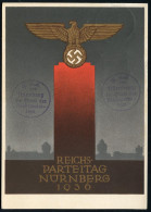 NÜRNBERG/ 2/ A/ DSDR/ Die Stadt Der/ Reichs-/ Parteitage 1936 (17.9.) MWSt, Teils Sütterlin Auf EF 6 Pf. "Reichs-parteit - Sonstige & Ohne Zuordnung