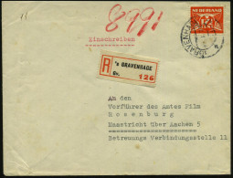 DT.BES.NIEDERLANDE 1944 (19.1.) Grüner 5L: N.S.D.A.P./Arbeitsbereich I. D. Niederlanden/ AMT FILM/ Den Haag.. , EF 17 1/ - Other & Unclassified