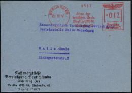 BERLIN SW/ 19/ Haus Der/ Deutschen Ärzte.. 1935 (12.9.) AFS Francotyp Auf Kleiner Dienst-Vorderseite: Verband Der Ärzte  - Other & Unclassified