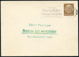 HIRSCHBERG (RIESENGEB)/ Q/ Ausst./ Frau U.Mutter/ Lebensquell D.Volkes/ Breslau.. 1940 (14.10.) Seltener MWSt = Rassenbi - Other & Unclassified