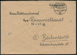 19/1 WIEN 17/ 3b 1944 (1.8.) 1K-Brücke Klar Auf Feldpost-Bf. An Die "M A. 23" = M(ilitärärztliche) A(kademie), Berlin NW - Other & Unclassified