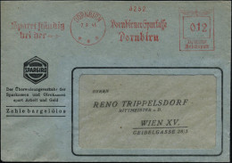 DORNBIRN/ ***/ Sparet Ständig/ Bei Der/ Dornbirner Sparkasse.. 1943 (7.9.) Seltener, Aptierter AFS Francotyp, Typ Mit Do - Autres & Non Classés