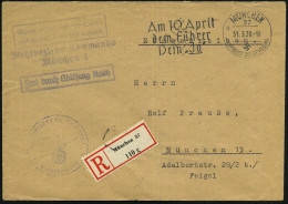 MÜNCHEN/ 37/ A/ HDB/ Am 10.April/ Dem Führer/ Dein "Ja" 1938 (31.3.) Seltener MWSt = Abstimmung Zum Österreich-"Anschluß - Andere & Zonder Classificatie