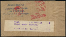WIEN 1/ */ Das/ Wiener Journal 1938 (18.6.) Aptierter, Ehem. österr. AFS Francotyp Mit Altem Orts-1K Mit Stern U. Neuem  - Autres & Non Classés
