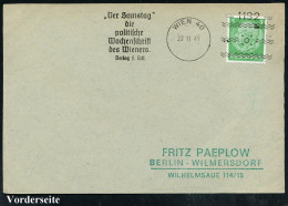 WIEN 40/ =1192=/ "Der Samstag"/ Die/ Politische/ Wochenschrift/ Des Wieners/ Verlag F.Ertl 1941 (22.11.) Seltener Freima - Other & Unclassified