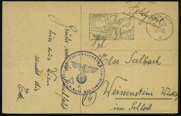 WIEN 101/ B(Jugend/ Aufs/ Meer! 1944 (23.5.) MWSt = Schnellboot + Viol. 1K-HdN: Kdr. D. Streifendienstes Groß-Wien.. , K - Sonstige & Ohne Zuordnung