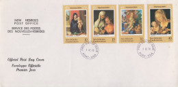 Enveloppe  FDC  1er  Jour   NOUVELLES  HEBRIDES    Noël   1978 - FDC