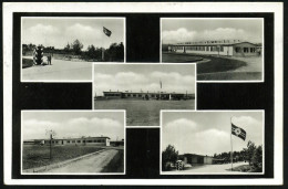 BÖHMEN & MÄHREN 1940 (26.8.) Seltene S/w.-Foto-Ak.: Truppenübungsplatz Wischau, 5 Verschiedene Ansichten , EF 60 H. Kutt - 1939-45