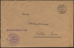 ULM/ A/ (Donau)2 1936 (17.9.) 1K-Brücke + Viol. 1L: FdAR + 1K-HdN: 5. PIONIER-BATAILLON (noch Weimarer Adler) Klar Gest. - Other & Unclassified