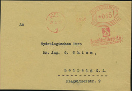 KIEL/ 1/ D/ Deutsche Werke Kiel/ AG 1929 (7.6.) AFS Francotyp (Monogr.) = Kriegsschiff-Werft, U.a. Kreuzer "Blücher", Sc - Otros & Sin Clasificación