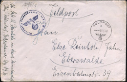 Berlin-Zehlendorf 1942 (30.3.) 1K: FELDPOST/b/--- + Bl. 1K-HdN: Fp.Nr. 43076 = Baustab  S P E E R  Ostbau, OT (Bf. Rs. K - Guerre Mondiale (Seconde)