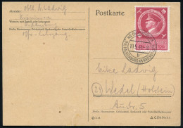 NS-ORDENSBURG/ B/ "DIE FALKENBURG AM KRÖSSINSEE" 1944 (10.5.) Seltener 2K-Steg = Hauspostamt Der "Ordensburg" = NSDAP-Sc - WO2