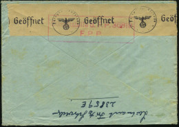 DEUTSCHES REICH 1942 (12.7.) 1K: FELDPOST/d/--- + Grüner HdN: Jnf. Rgt. 16 Ers. Kp., Durchkreuzt Nr. Der Komp. Geschwärz - Guerre Mondiale (Seconde)