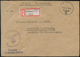 DEUTSCHES REICH 1944 (11.8.) 1K: FELDPOST/c/426 = Feldpostamt 131, 131. Inf.-Div. + Provis. Fp.-RZ: Feldpost 426 + 2 Ver - 2. Weltkrieg