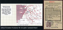 BÖHMEN & MÄHREN 1945 (13.4.) Zweisprachiger 2K-Steg: PRAG 41/ PRAHA 41 Auf EF 1 Kr. Hitler Als Formular-Frankatur Auf Ei - Guerre Mondiale (Seconde)