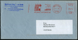 12169 BERLIN 41/ F66 7269/ Bezirksamt/ Steglitz/ ..50 Jahre LUFTBRÜCKE 1999 (27.1.) AFS Postalia "DEUTSCHE POST AG" = Fl - Guerre Mondiale (Seconde)