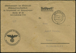 MEININGEN/ L 1944 (20.5.) 2K-Steg Auf Dienst-Bf.: Oberkommando Der Wehrmacht/ Wehrmachtsauskunftsstelle Für Krieger-verl - Otros & Sin Clasificación