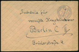 (13a) SCHOLLBRUNN/ A/ über/ MARKTHEIDENFELD 1945 (3.11.) 2K-Steg = PSt.I Ohne Freivermerk, Portofreier Bf. (kl. Eckriß)  - Other & Unclassified