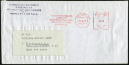 1 BERLIN 15/ GESAMTDEUTSCHES/ INSTITUT/ BUNDESANSTALT FÜR/ GESAMTDEUTSCHE/ AUFGABEN 1977 (12.8.) Seltener AFS Postalia + - Andere & Zonder Classificatie
