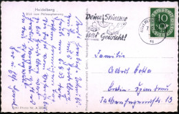 (17a) HEIDELBERG 1/ Ag/ Deine Stimme/ Hat Gewicht! 1953 (7.8.) Seltener MWSt = Waage Mit Stimmzetteln , Klar Gest. Bedar - Other & Unclassified
