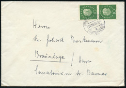 (20b) HELMSTEDT/ A/ ZONENGRENZE 1953 (19.6.) Seltener 2K-Steg = Gesuchtes Hauspostamt Des BRD-DDR-Grenzkontrollpunktes " - Autres & Non Classés