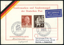 (23) OLDENBURG (OLDB)/ FDP/ VI.Bundesparteitag 1955 (März) SSt (FDP-Adler) Klar Auf Portorichtiger Inl.-Flp.-Drs.-Karte  - Other & Unclassified