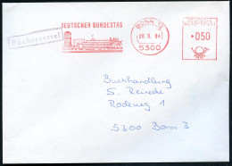 5300 BONN 12/ DEUTSCHER BUNDESTAG 1984 (28.6.) AFS Francotyp (Bundeshaus) Rs. Abs.-Vordr.: DEUTSCHER BUNDESTAG.. (Dü.E-2 - Other & Unclassified