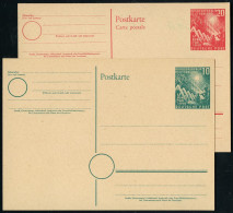 B.R.D. 1949 10 Pf. U. 20 Pf. Sonder-P. "1.Bundestag" = Kompl. Satz , Ungebr. (Mi.PSo 1 + 2, + 58.- EUR 2005) - B.R.D.: R - Autres & Non Classés