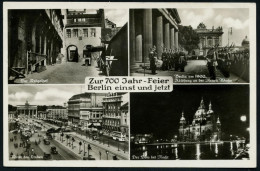 BERLIN FAHRBARES POSTAMT/ F/ 700 Jahre Berlin 1937 (18.8.) SSt (Stadtwappen) Auf S/w.-Jubil.-Sonder-Kt.: 700 Jahr-Feier/ - Autres & Non Classés