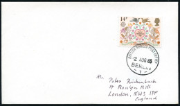 Berlin 1983 (2.8.) 1K: BRITISH FORCES POST OFFICE/BERLIN/- 1 - = Brit. Feldpostamt West-Berlin , Brit. Frankatur, Ausl.- - Other & Unclassified