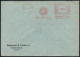 EIBENSTOCK/ Stefuga/ Das/ "Kennzeichen" Eleganter/ ..Damenwäsche 1946 (1.8.) Seltener AFS Francotyp "Mäanderrechteck"  U - Other & Unclassified