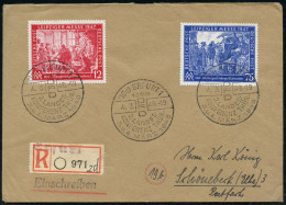 (15a) ERFURT 1/ DFD/ 2.LANDES-/ KONFERENZ THÜR. 1948 (4.3.) SSt (= Demokrat.Frauenbund Deutschlands) 3x + Provis. RZ: Er - Other & Unclassified