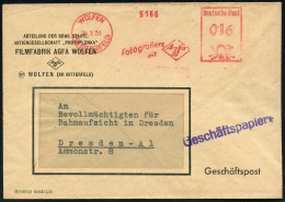 WOLFEN/ (KR.BITTERFELD)/ Fotografiere/ Mit Agfa 1951 (24.7.) AFS Francotyp = Altes "Agfa"-Logo Der I.G.-Farben! , Motivg - Other & Unclassified