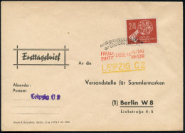 LEIPZIG C2/ Am 15.Okt.Deine Stimme/ Der EINHEITSLISTE Für/ FRIEDEN AUFBAU/ EINHEIT WOHLSTAND 1950 (5.10.) Seltener, Drei - Other & Unclassified